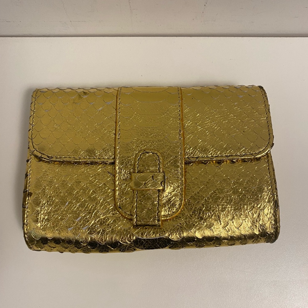 Gold Clutch Bag